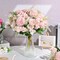 12 Bundles Peonies Artificial Flowers Silk Flowers Fake Peony Bouquet Faux Peonies Flowers Bulk for Decoration Vase Florals Arrangements Home Wedding Centerpieces Party Decorations